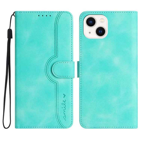Heart Pattern Skin Feel Leather Phone Case