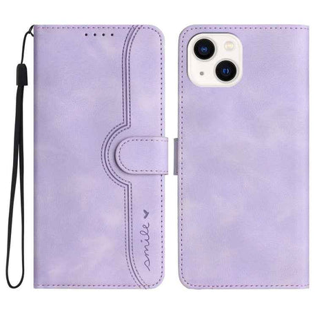 Heart Pattern Skin Feel Leather Phone Case