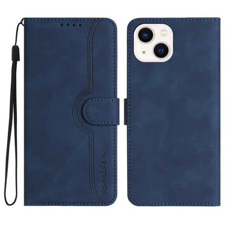 Heart Pattern Skin Feel Leather Phone Case