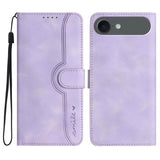 Heart Pattern Skin Feel Leather Phone Case