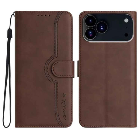 Heart Pattern Skin Feel Leather Phone Case