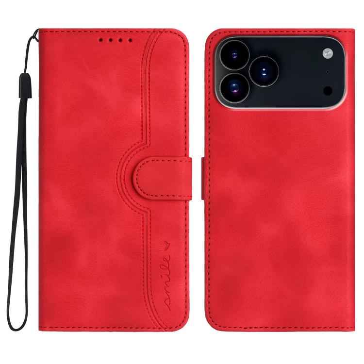 Heart Pattern Skin Feel Leather Phone Case
