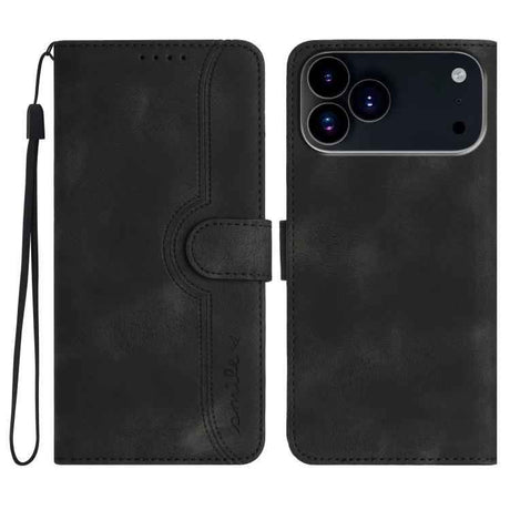 Heart Pattern Skin Feel Leather Phone Case
