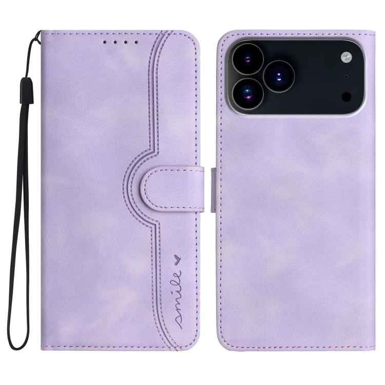 Heart Pattern Skin Feel Leather Phone Case