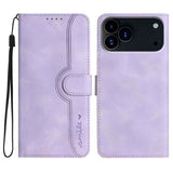 Heart Pattern Skin Feel Leather Phone Case