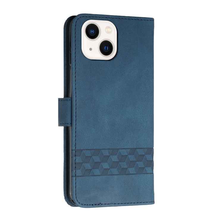 Cubic Skin Feel Flip Leather Phone Case
