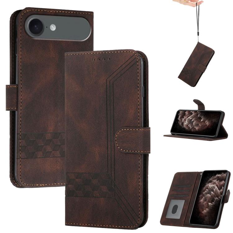 Cubic Skin Feel Flip Leather Phone Case