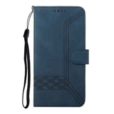 Cubic Skin Feel Flip Leather Phone Case