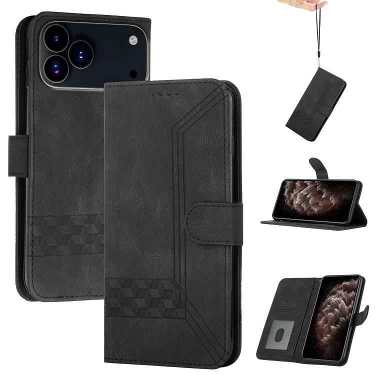 Cubic Skin Feel Flip Leather Phone Case