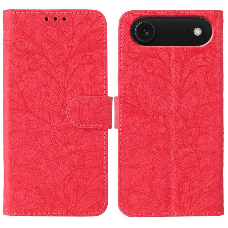 Lace Flower Embossing Flip Leather Phone Case
