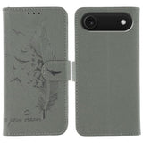 Feather Pattern Litchi Texture Leather Phone Case