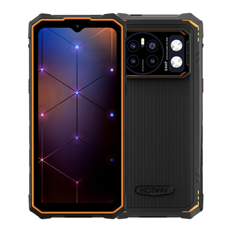 HOTWAV CYBER 13 Pro Rugged Smartphone with 10800mAh Battery, IP68/IP69K, 12GB+256GB, 6.6" Android 13, UNISOC T619, 4G, NFC, OTG