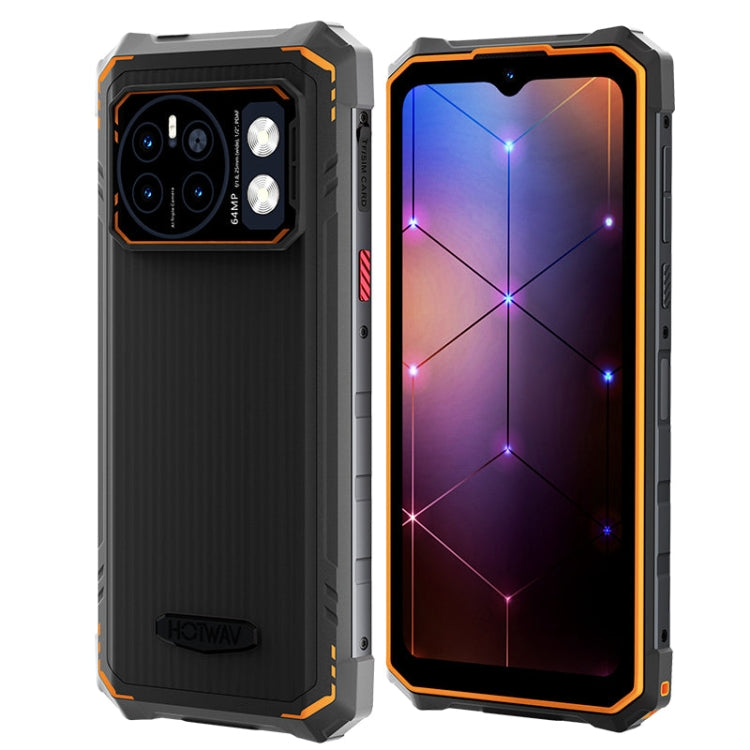 HOTWAV CYBER 13 Pro Rugged Smartphone with 10800mAh Battery, IP68/IP69K, 12GB+256GB, 6.6" Android 13, UNISOC T619, 4G, NFC, OTG