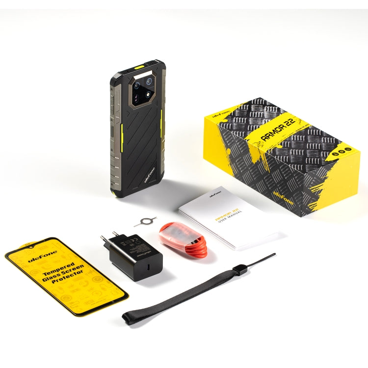 Teléfono robusto Ulefone Armor 22 - IP68/IP69K, 6,58 pulgadas, Android 13, MediaTek Helio G96, 4G, NFC, OTG, opciones de 8 GB + 128 GB y 8 GB + 256 GB 