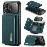 DG.MING M1 Series 3-Fold Multi Card Wallet Leather Phone Case