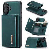 DG.MING M1 Series 3-Fold Multi Card Wallet Leather Phone Case