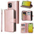 9 Card Slots Zipper Wallet Bag Leather Phone Case