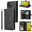 9 Card Slots Zipper Wallet Bag Leather Phone Case