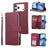 9 Card Slots Zipper Wallet Bag Leather Phone Case