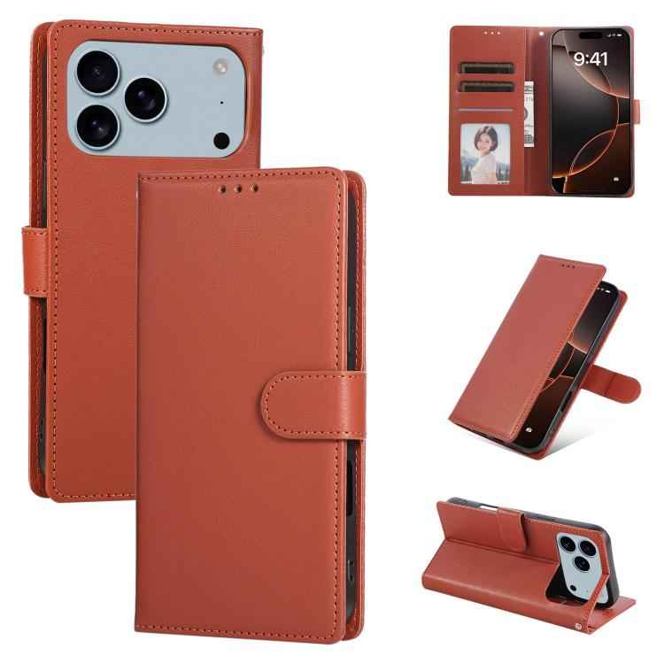 3-Card Slots Multifunctional Leather Phone Case