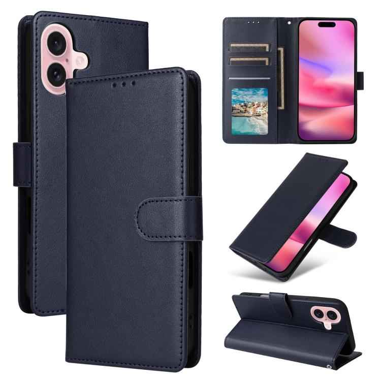 3-Card Slots Multifunctional Leather Phone Case