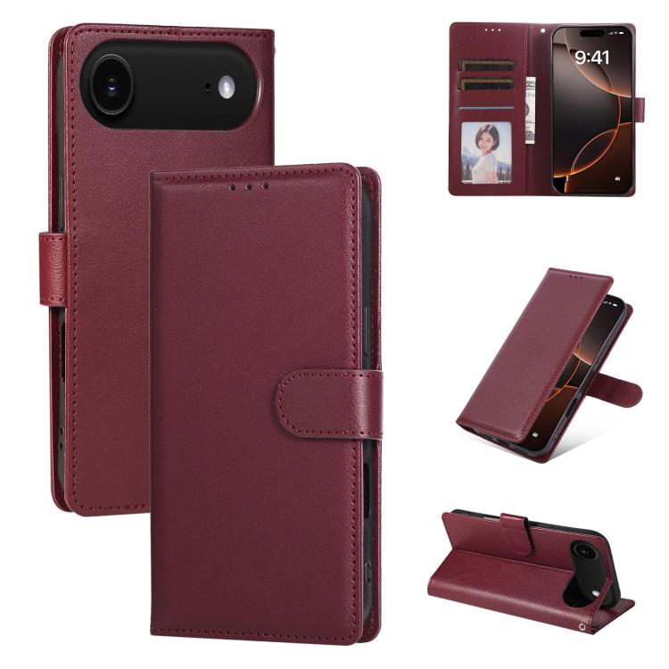 3-Card Slots Multifunctional Leather Phone Case