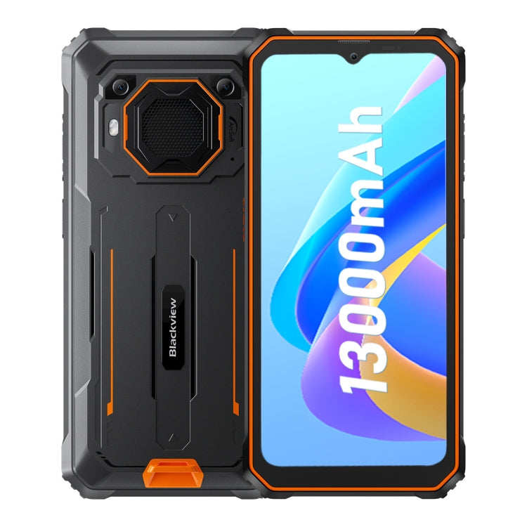 Blackview BV6200 Pro, Rugged Smartphone, 13000 mAh, 6GB+128GB, 6.56 inch, Android 14, MediaTek Helio P35 Octa Core