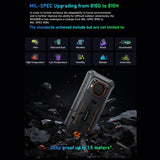 Blackview BV6200 Pro, IP68/IP69K/MIL-STD-810H, 6.56 inch Android 14 MediaTek Helio P35 Octa Core, Network: 4G, OTG, NFC, 4GB+128GB, 6GB+128GB
