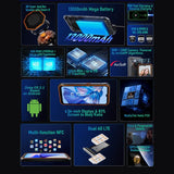 Blackview BV6200 Pro, Rugged Smartphone, 13000 mAh, 6GB+128GB, 6.56 inch, Android 14, MediaTek Helio P35 Octa Core