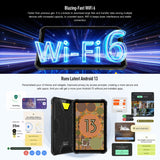 Tableta robusta Ulefone Armor Pad 2, 16 GB + 256 GB, 11 pulgadas, Android 13, MediaTek Helio G99, ocho núcleos, red 4G
