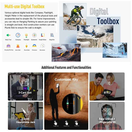 Ulefone Armor Pad 2 Rugged Tablet PC, 16GB+256GB 11 inch Android 13 MediaTek Helio G99 Octa Core 4G Network