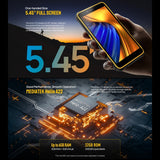 Ulefone Armor X12, Rugged Phone, Face Unlock, 5.45 inch Android 13 Go MediaTek Helio A22 Quad Core