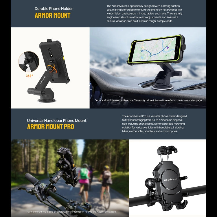 Ulefone Armor X12, Rugged Phone, Face Unlock, 5.45 inch Android 13 Go MediaTek Helio A22 Quad Core