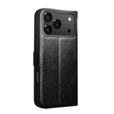 QIALINO Classic 103 Buckle Genuine Leather Phone Case