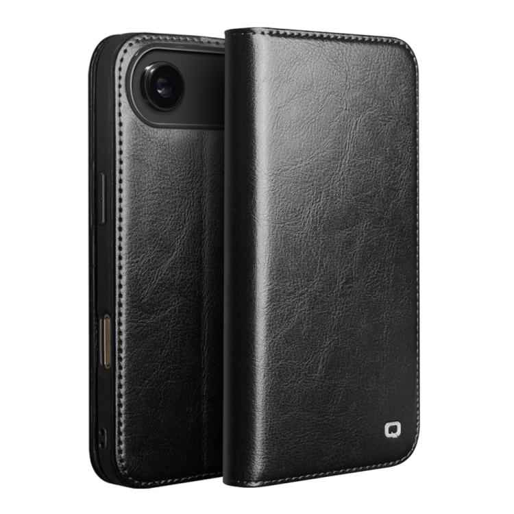 QIALINO Classic Genuine Leather Phone Case