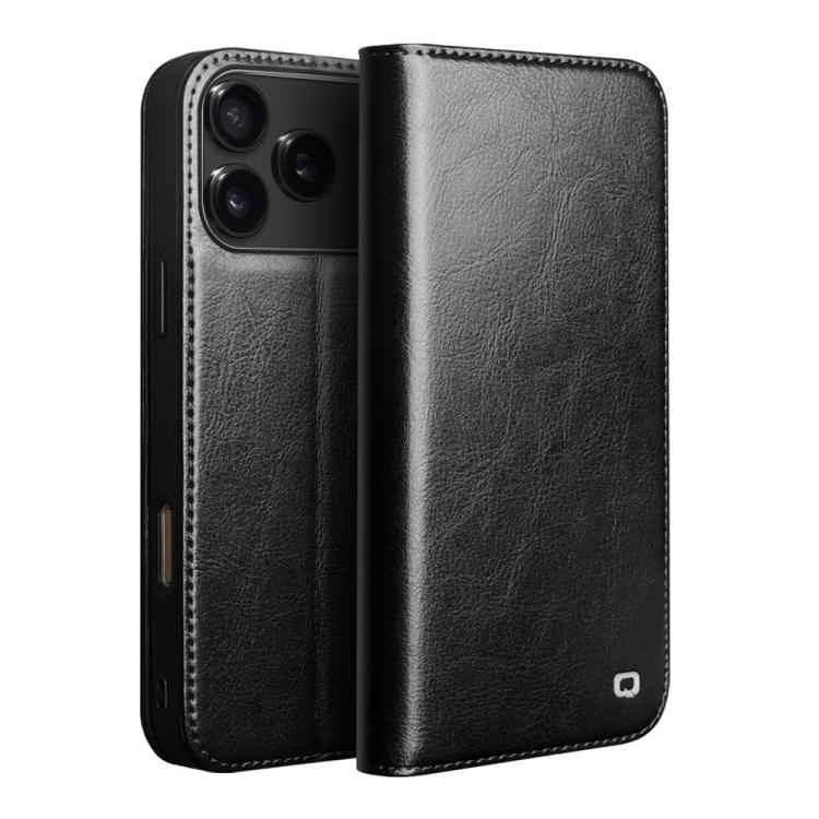 QIALINO Classic Genuine Leather Phone Case