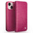 QIALINO Little Crocodile Texture Genuine Leather Phone Case