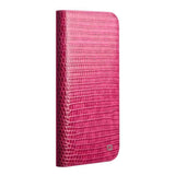 QIALINO Little Crocodile Texture Genuine Leather Phone Case