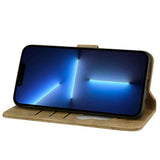 Cartoon Sakura Cat Embossed Leather Phone Case