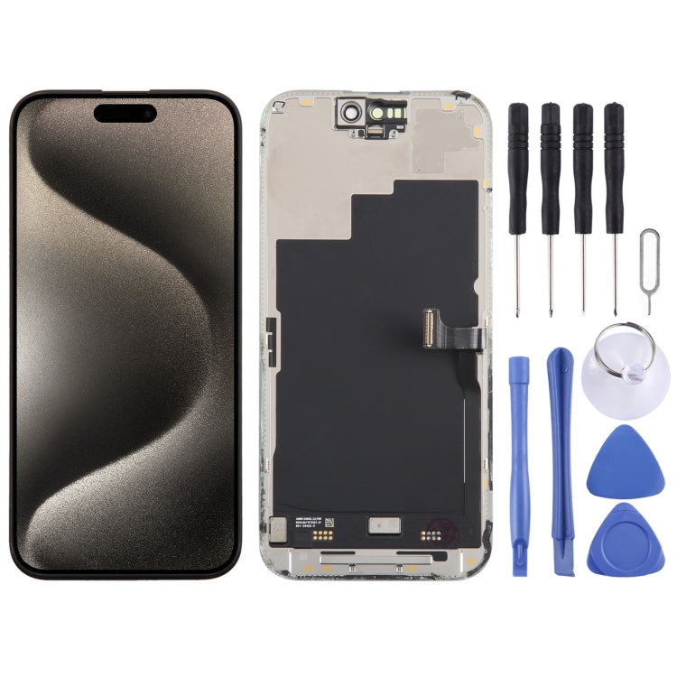 Pantalla LCD original para iPhone 15 Pro Max, 15 Pro, 15 Plus, 15