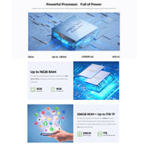 HOTWAV Note 13 Pro - 6.6 Inch Android 13 Smartphone, Octa Core T606 up to 1.6GHz, 8GB RAM, 256GB Storage, 4G Network, NFC, OTG, Side Fingerprint Identification