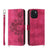 Skin-feel Flowers Embossed Wallet Leather Phone Case
