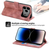 Skin-feel Flowers Embossed Wallet Leather Phone Case