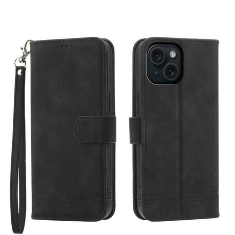 Dierfeng Dream Line TPU Hybrid PU Leather Phone Case