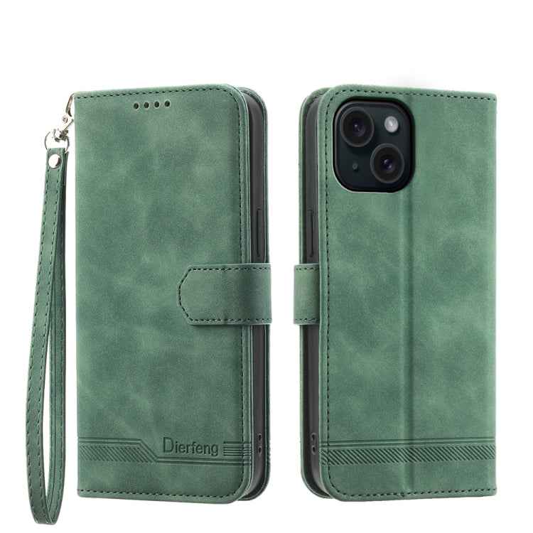 Dierfeng Dream Line TPU Hybrid PU Leather Phone Case