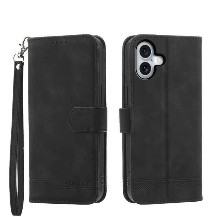 Dierfeng Dream Line TPU Hybrid PU Leather Phone Case