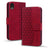 Business Diamond Buckle Leather Phone Case with Lanyard