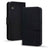 Business Diamond Buckle Leather Phone Case with Lanyard