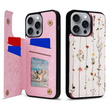 Printed Double Buckle RFID Anti-theft Phone Case