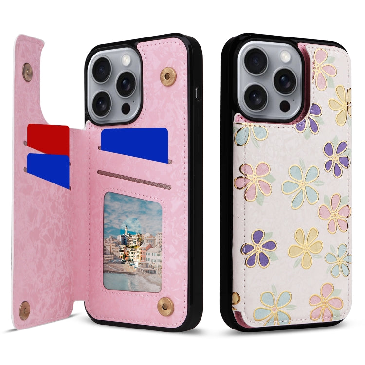 Printed Double Buckle RFID Anti-theft Phone Case